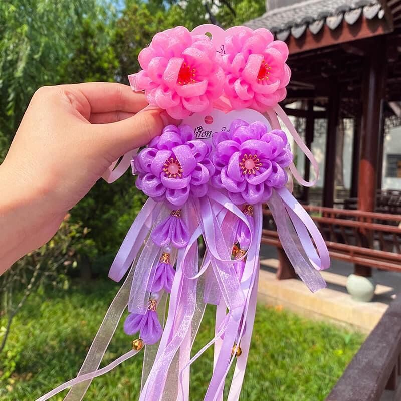 Cặp kẹp tóc hoa cổ trang