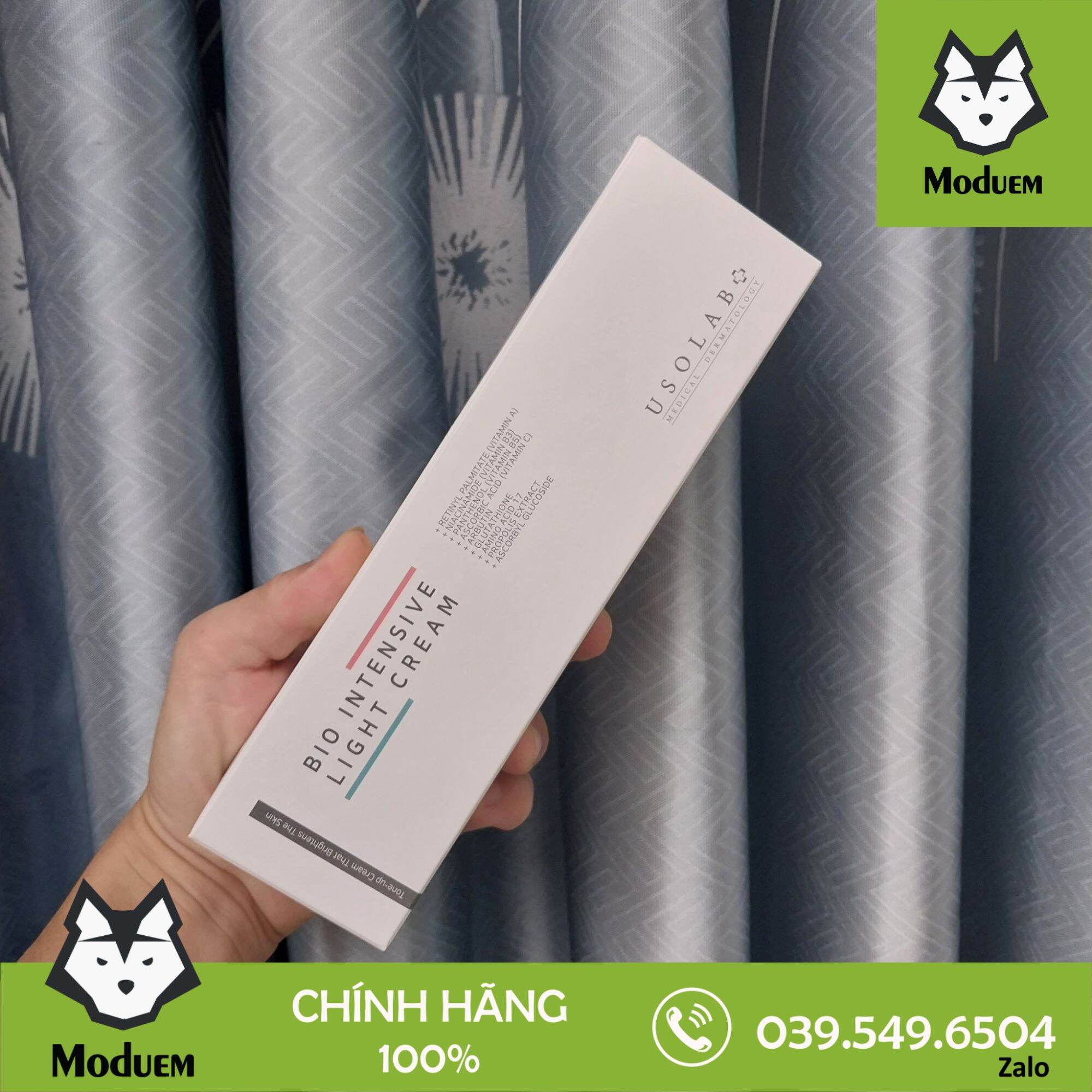Kem trắng da body usolab, bật tông sau 1 tuần- bio intensive light cream