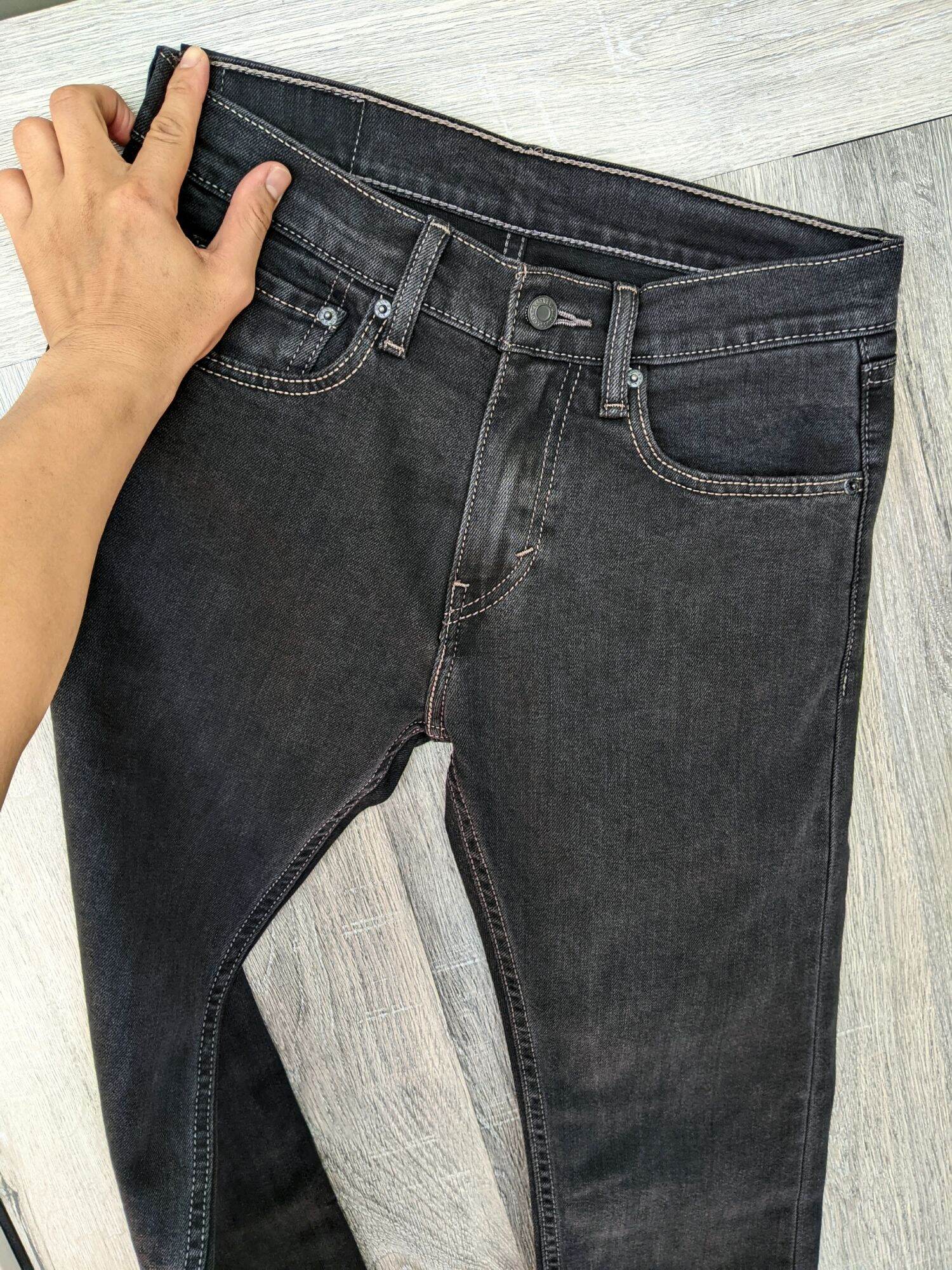 Quần jean nam levis màu xám đất