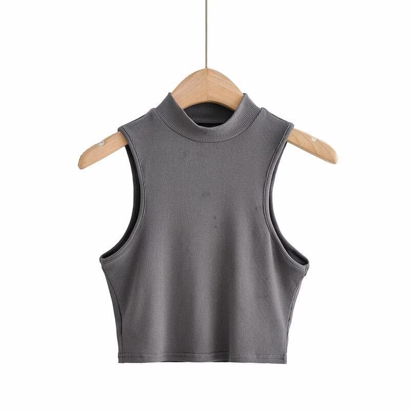 Áo 3 lỗ cotton cao cổ [ảnh thật]