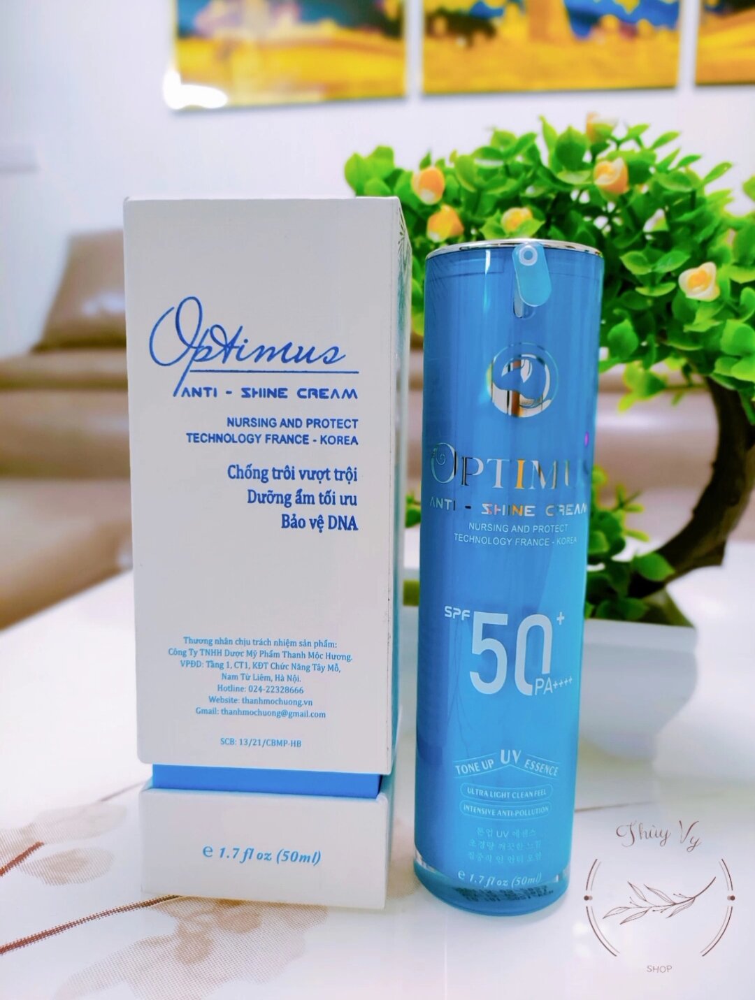 Kem chống nắng Optimus Thanh Mộc Hương