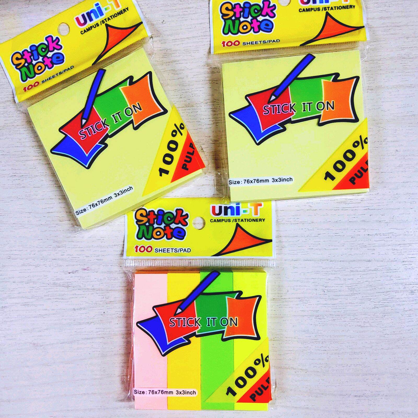 Giấy note 3x3 uni t