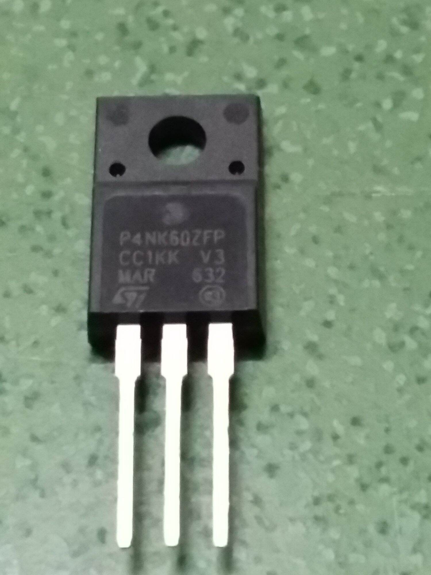 1 MOSFET P4NK60ZFP ZIN