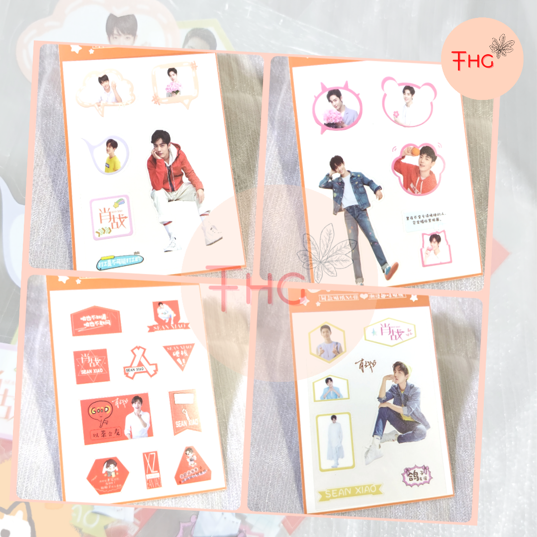 [ Stickers ] Nhân Vật Tiêu Chiến Và Vương Nhất Bác. ( Loại PET )