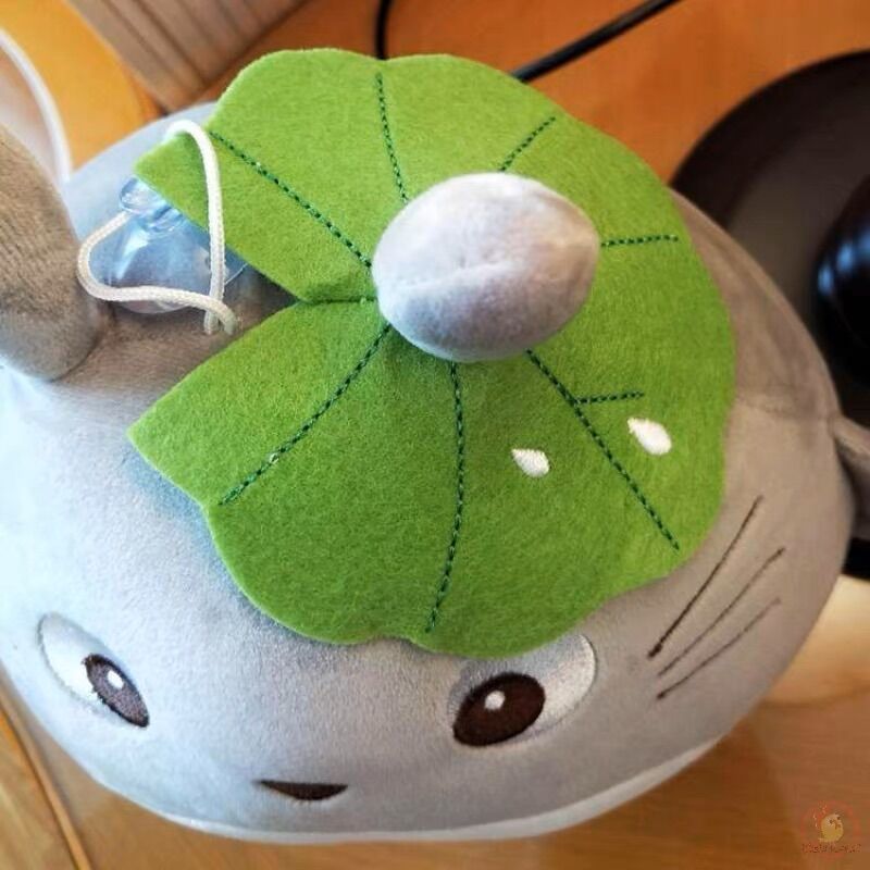 [HCM] Gấu Bông Totoro Hoạt Hình Đội Lá Hàng Nhập 30cm