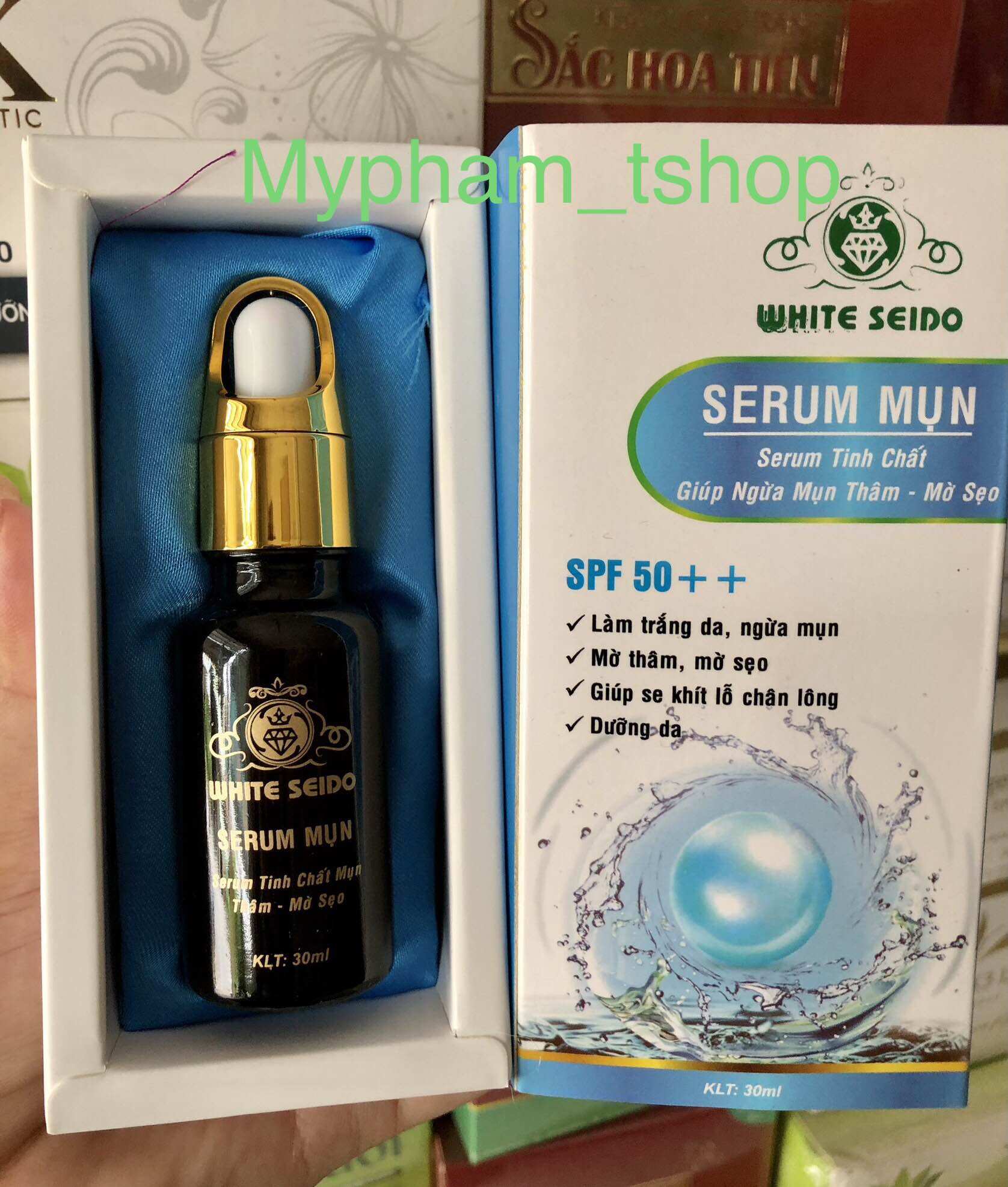 Serum White Seido ,Giảm Mụn ,Mờ Sẹo Thâm ,30ml