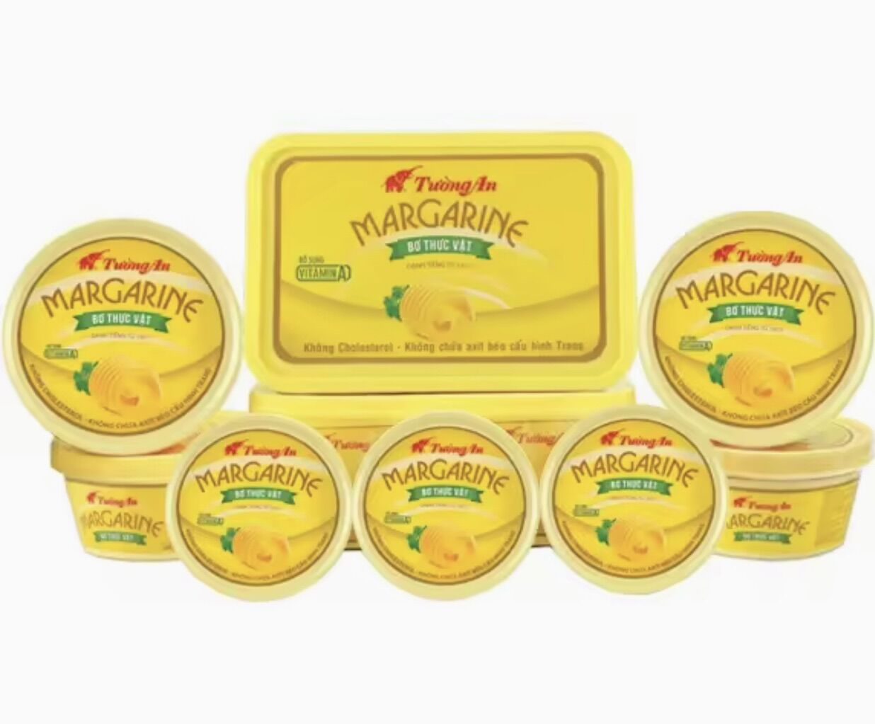 Bơ thực vật Tường An Margarine 800g