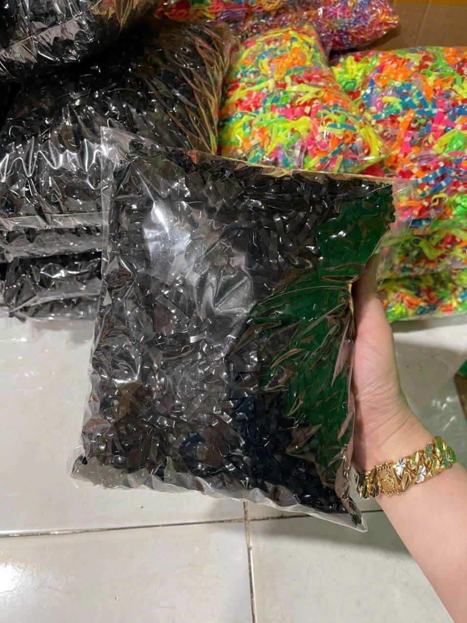 Dây thun cột tóc nhiều màu 100gr