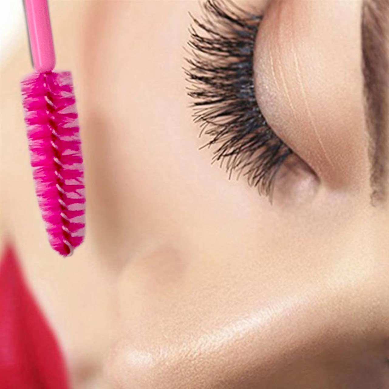 Chổi chải mi thường, bịch 50 cây và bịch 10 cây (dụng cụ nối mi)
