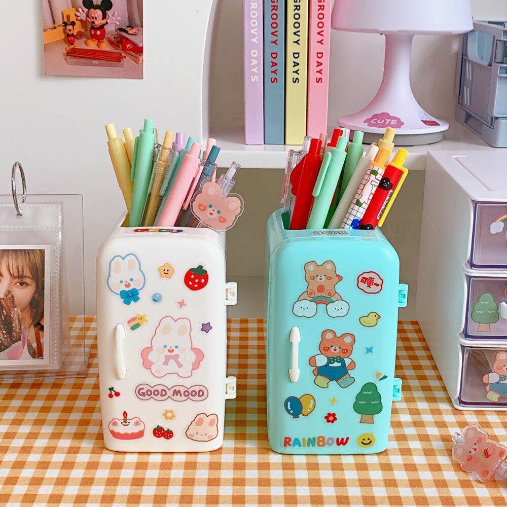 Ống đựng bút hình tủ lạnh mini cute