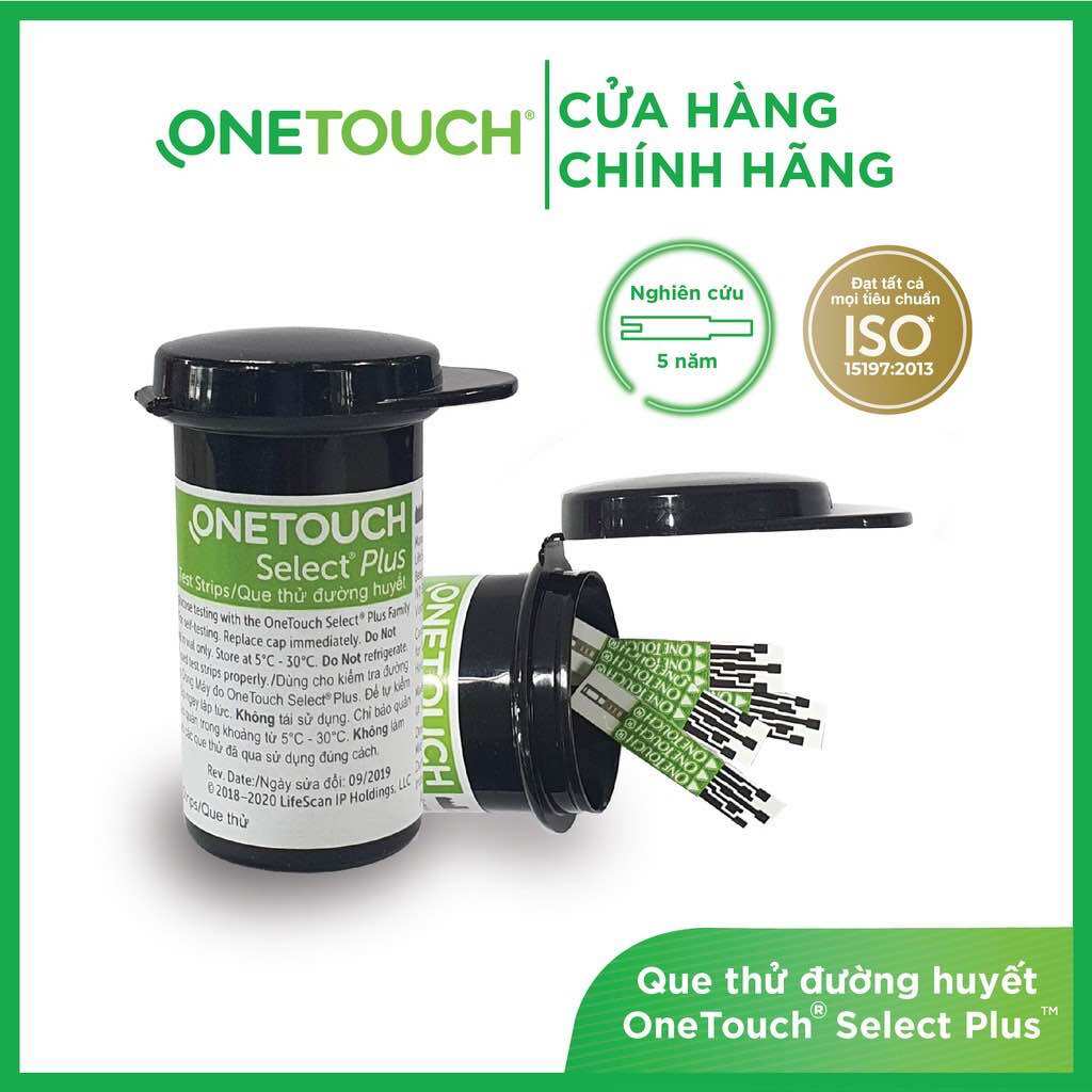 Que Thử Đường Huyết OneTouch Select Plus (25que)