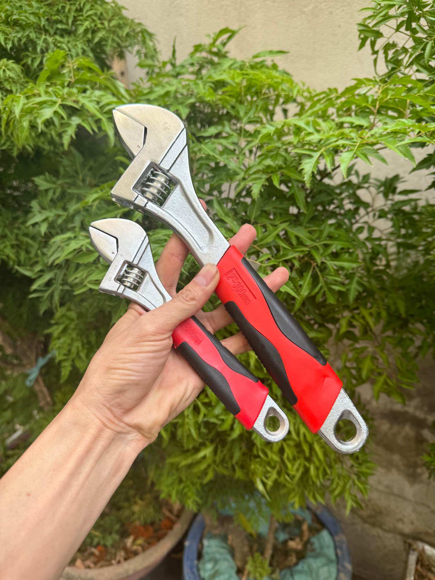 Combo 2 mỏ lết tay bọc 8in và 12in