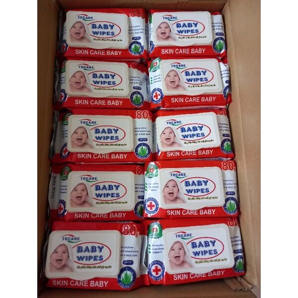 Baby Wipes Wet Tissue 80g - Product for Sensitive Skin