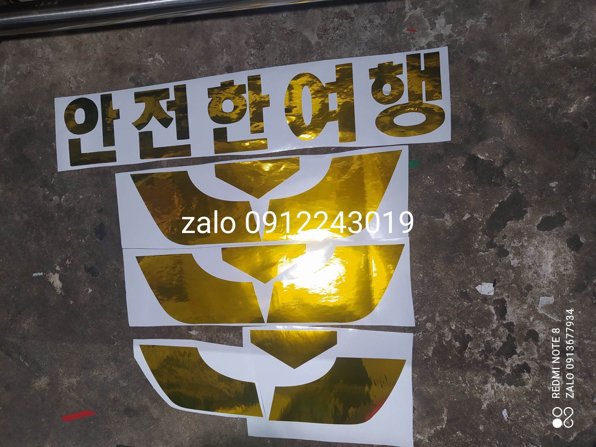 TEM DECAL CHỮ HÀN, MẶT NẠ HOWO MẠ CROM trang trí xe tải, xe ben