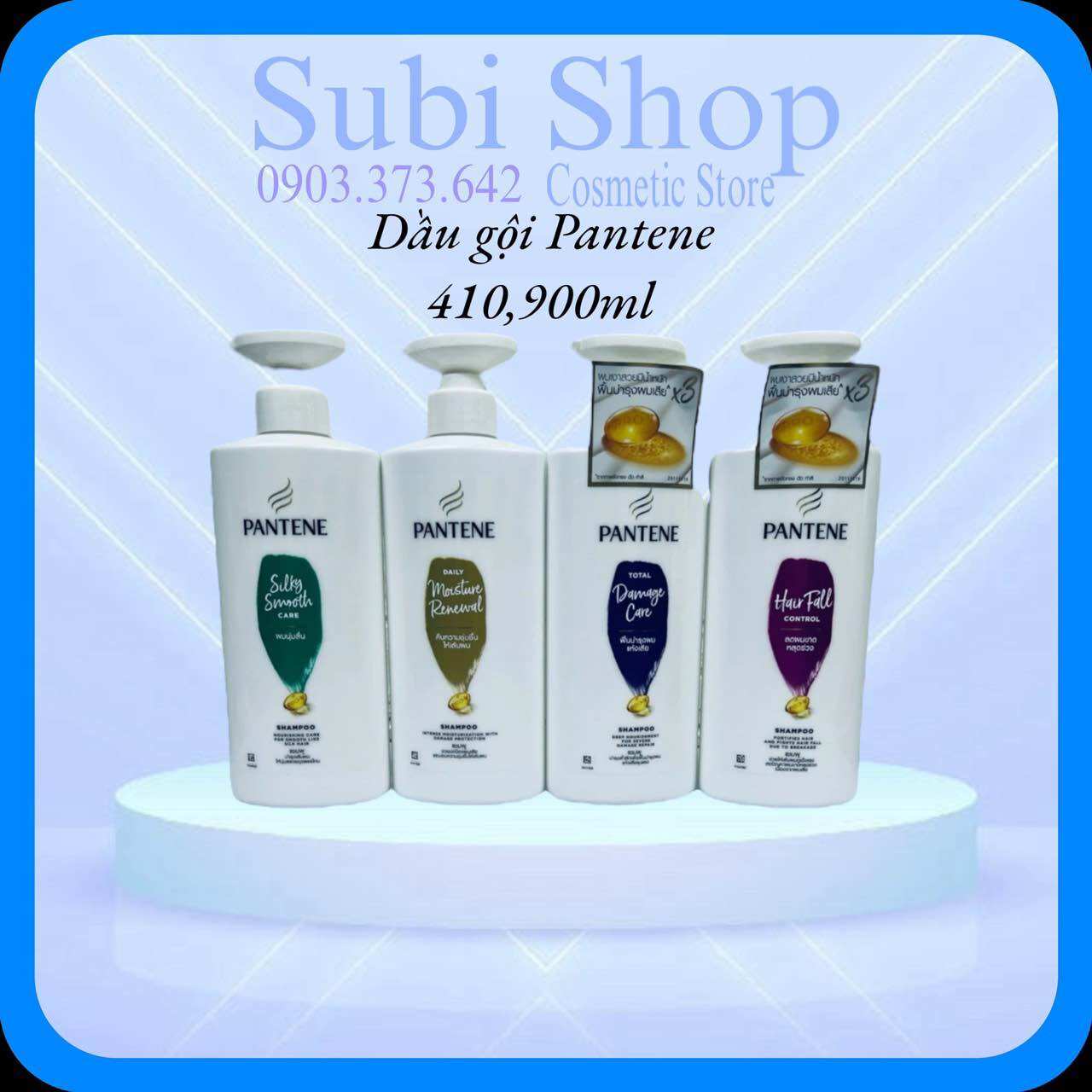 Dầu gội/xã pantene thái 410-900ml mẫu mới