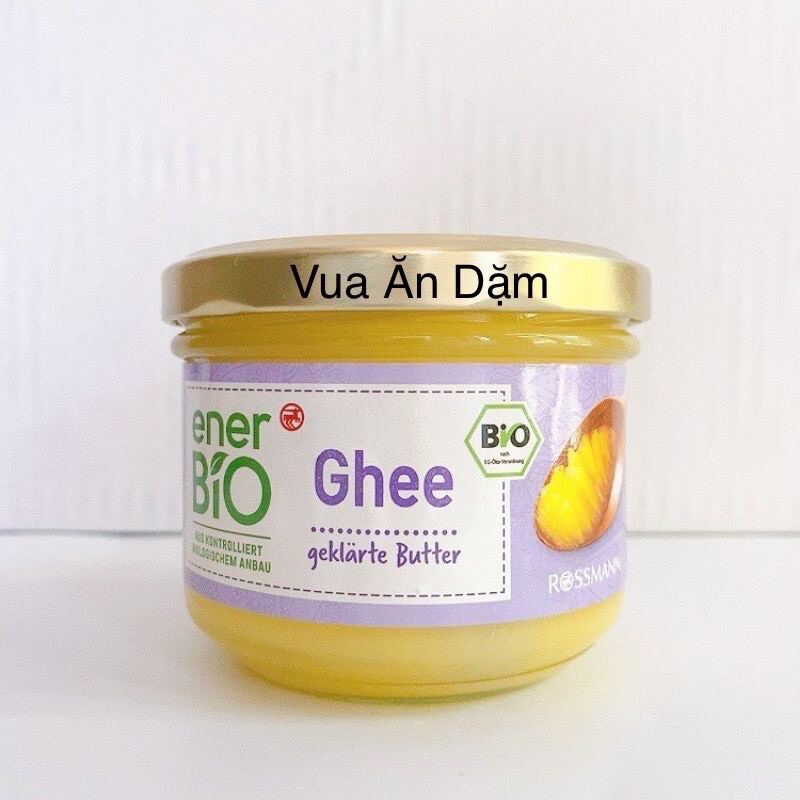 Bơ ghee hữu cơ Ener Bio, DM Bio Đức 180g