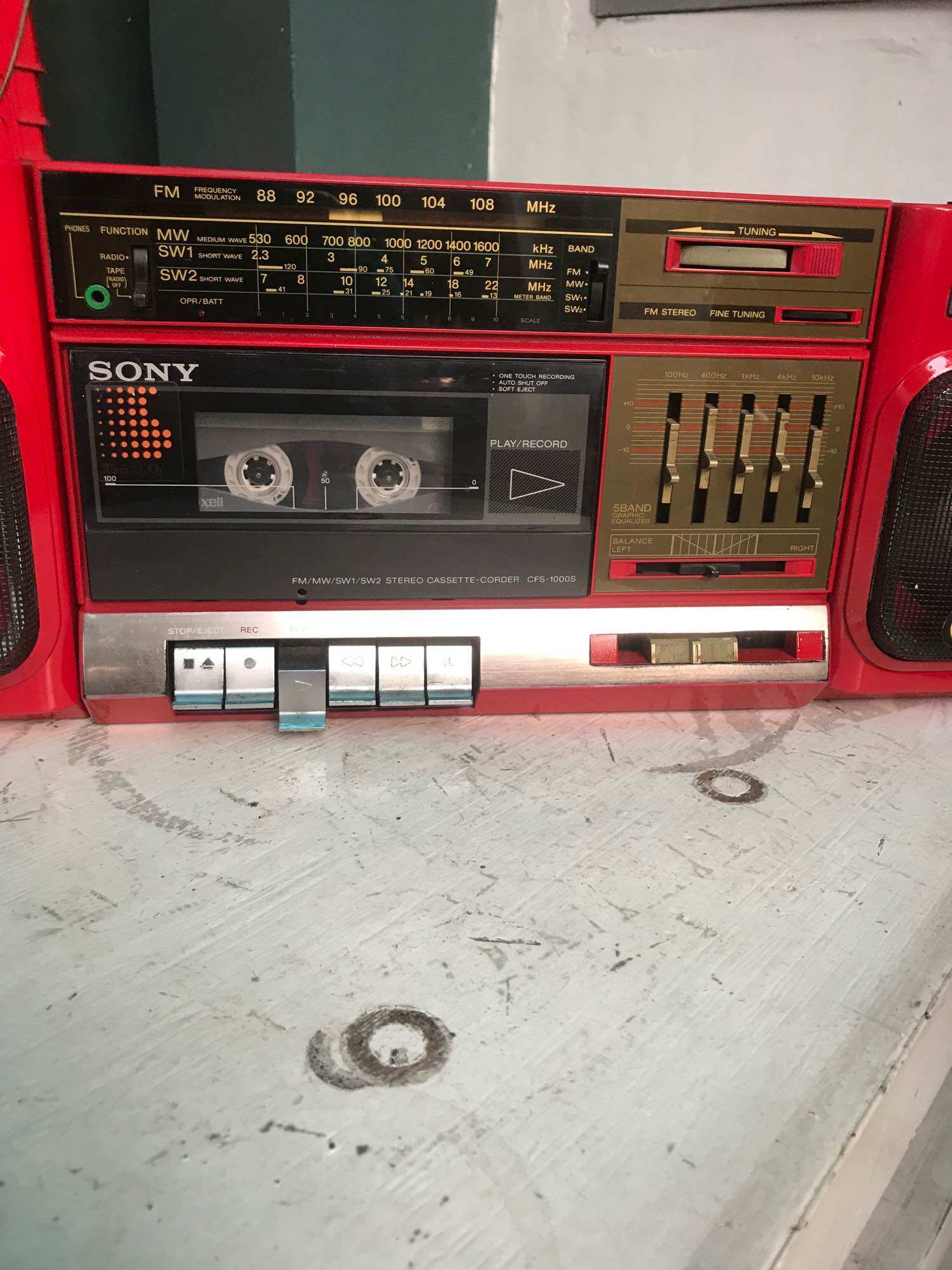 Radio Casette SONY CFS 1000S