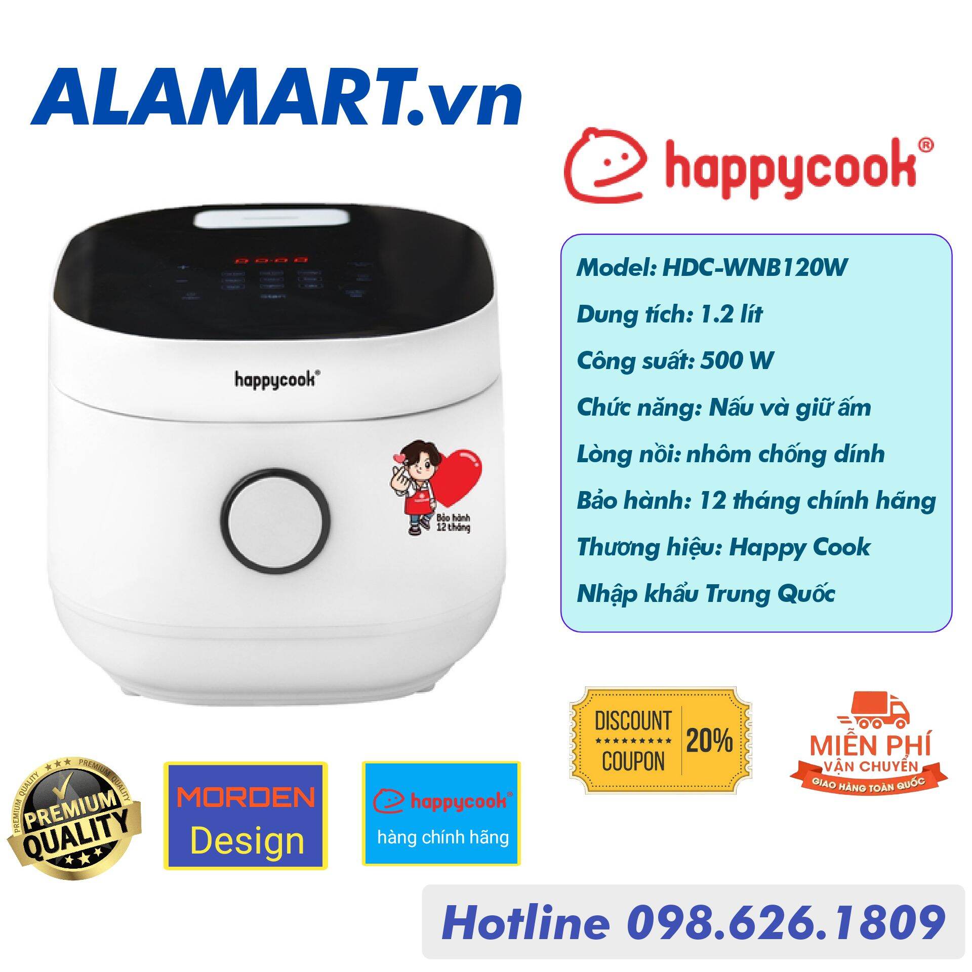 NỒI CƠM ĐIỆN TỬ 1.08L CUCKOO CR-0675F nấu 0,5 kg gạo dùng 2 - 4 người