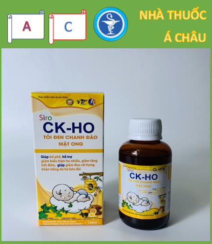 Siro CK-HO tỏi đen chanh đào mật ong 125ml
