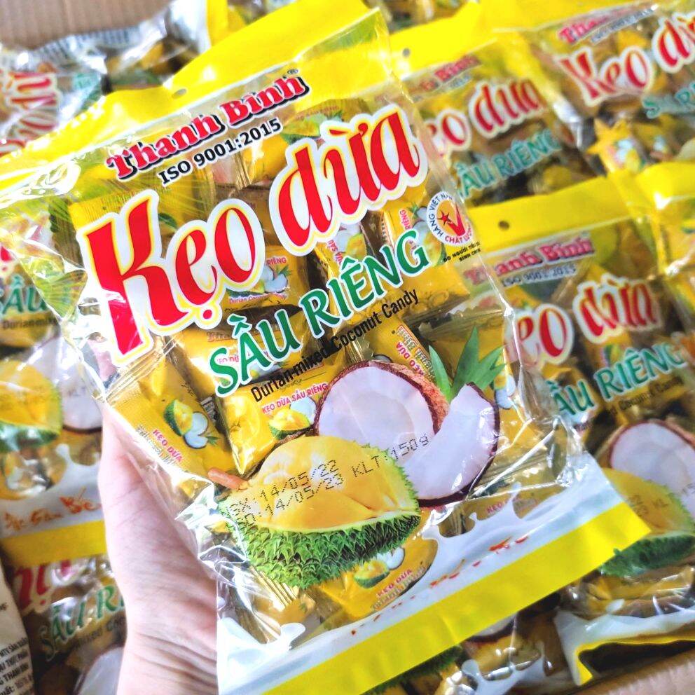 Kẹo dừa sầu riêng Thanh Bình 150g