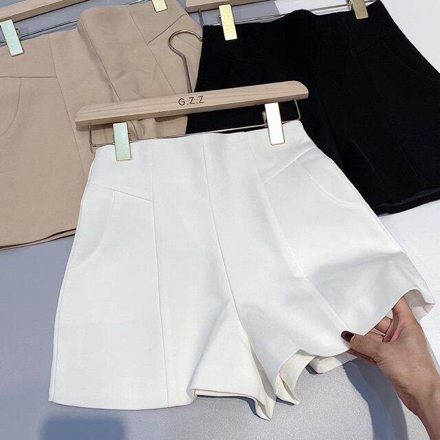 Quần short nữ quần đùi cạp cao