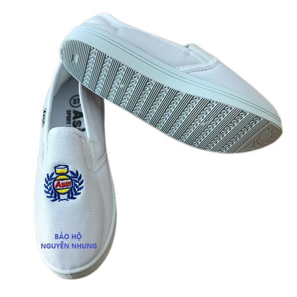 [HCM]Giày trắng asia xỏ bông lúa nam nữ
