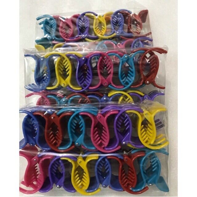 🌺Set 12 Cái Kẹp CÀNG CUA 5 Răng, MẪU LỚN