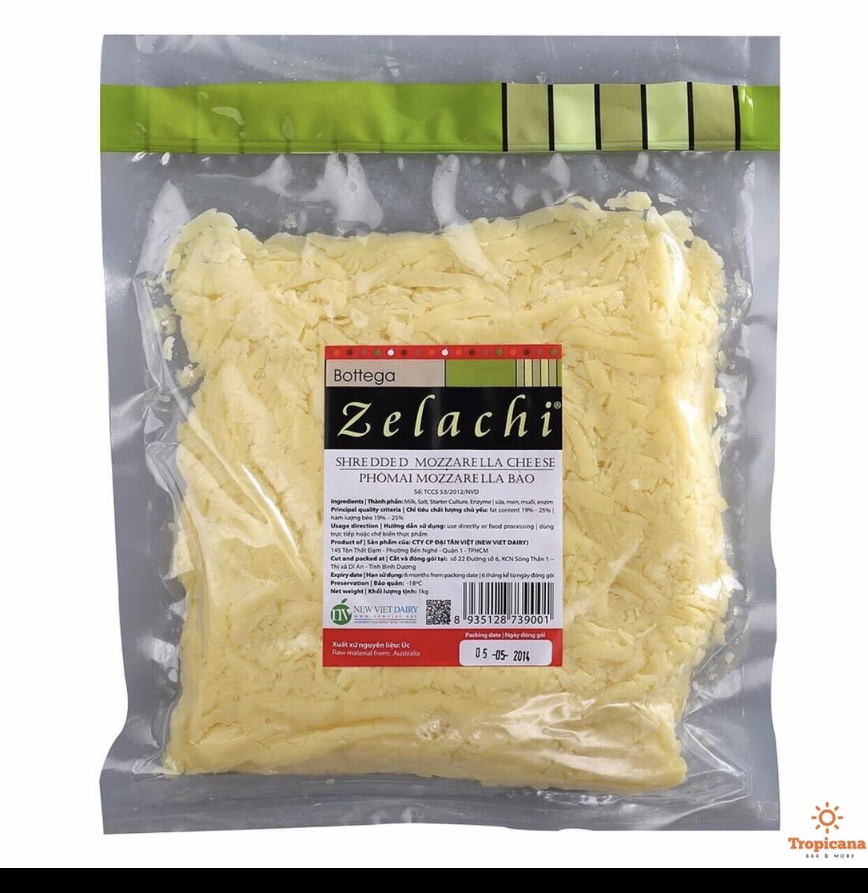 Ship hỏa tốc-phô mai bào kéo sợi zelachi 500 gram