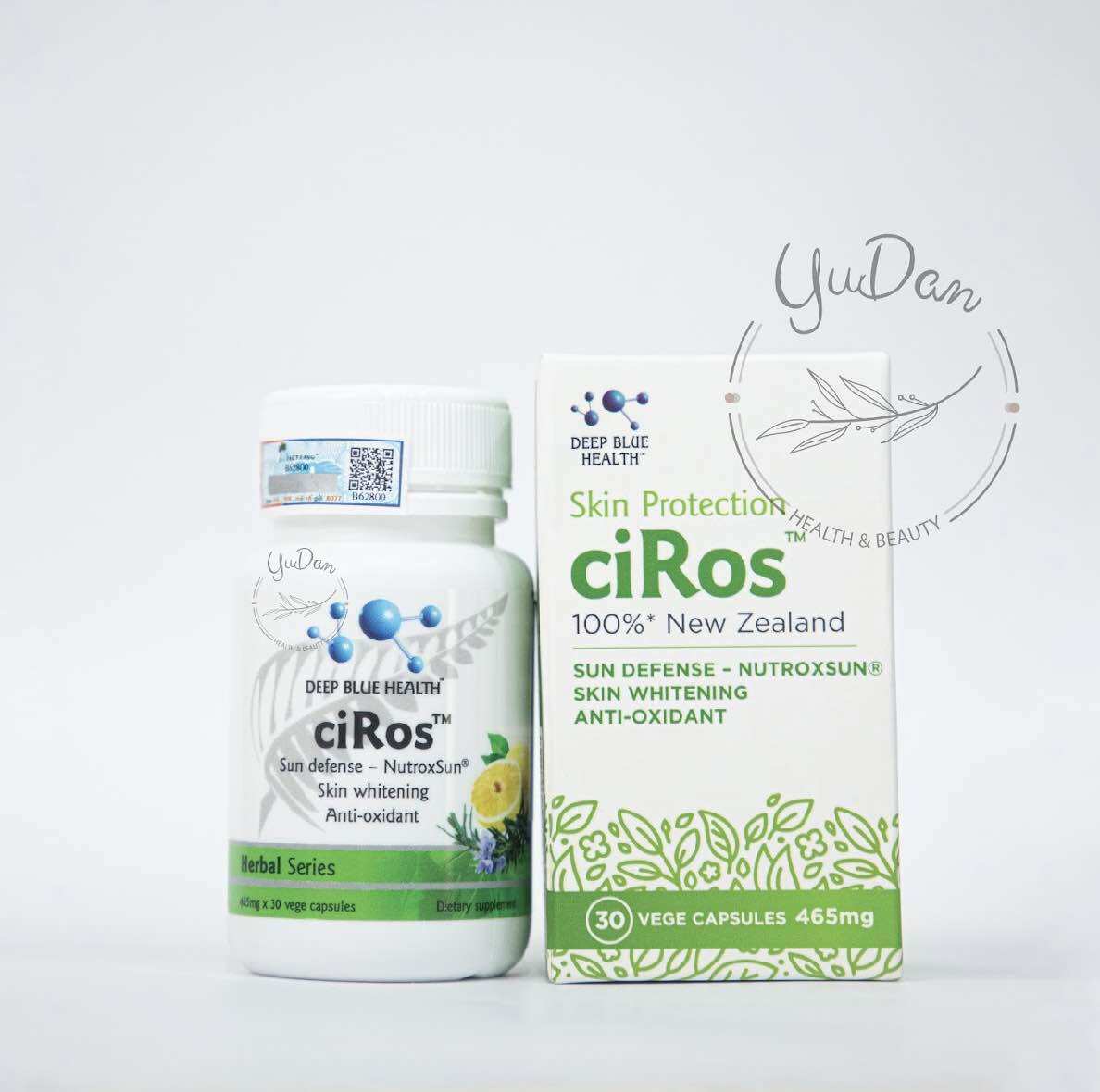 Viên chống nắng, sáng da ciRos - Hộp 30 viên