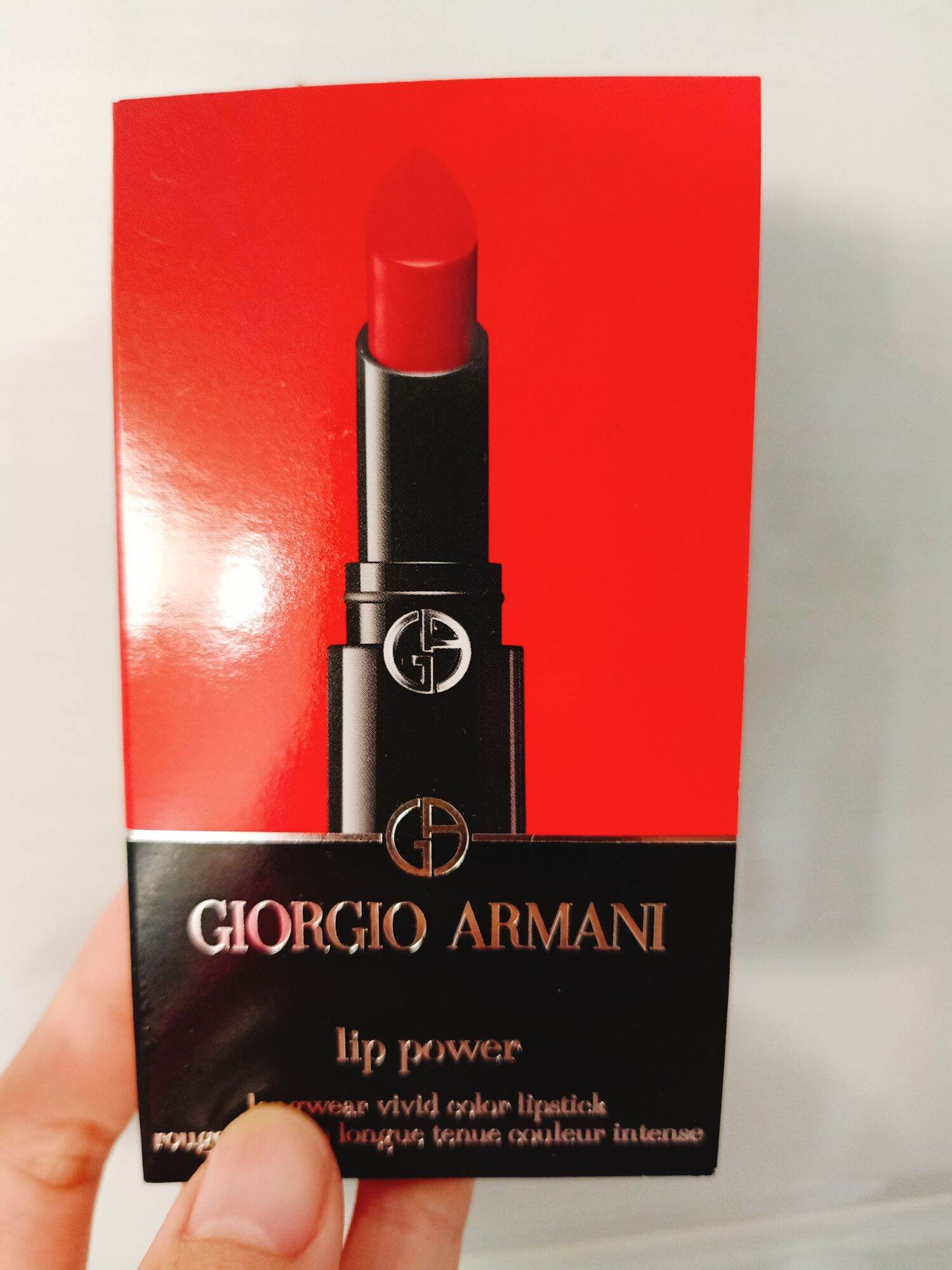 Lịch sử giá ? Giorgio Armani Lip Power Lipstick Sample - Mẫu thử son thỏi  lỳ 3 màu - đang giảm ₫30,000 tháng 3/2023 - BeeCost