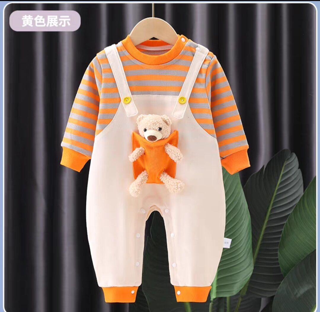 bộ  bodysuit gấu  cho bé