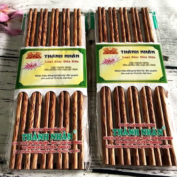 Đũa dừa cao cấp 1 vĩ 10 đôi