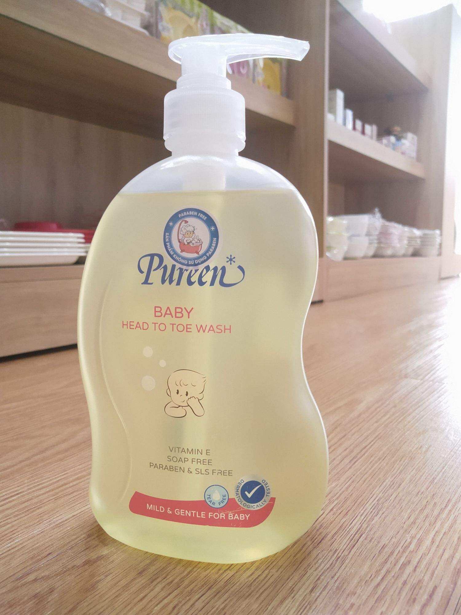 Tắm gội toàn thân Pureen Pro vitamin B5 &E 750ml và 500nl