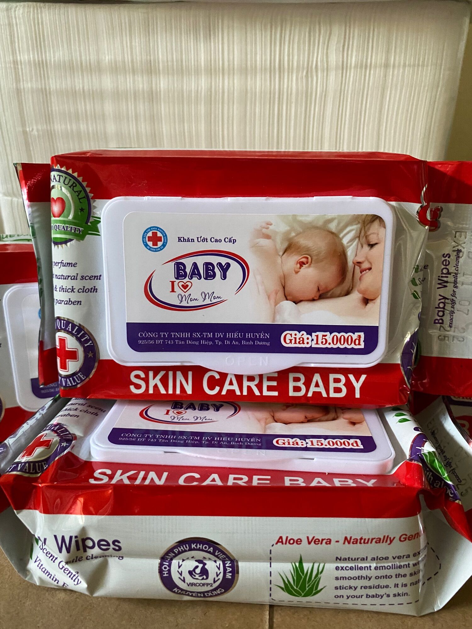 Khăn ướt baby wipes 80gram