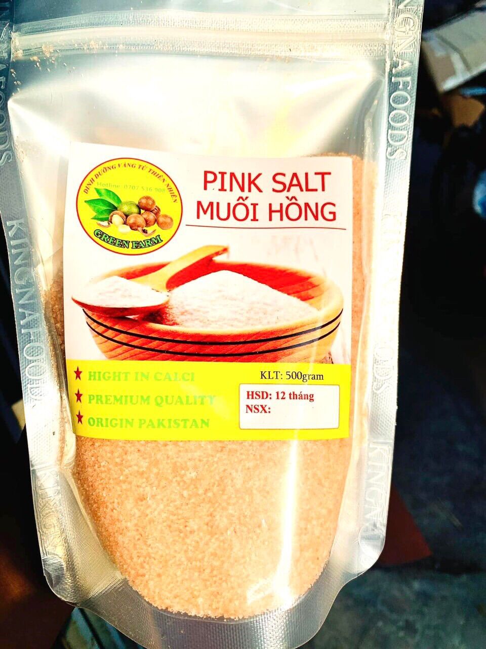 Muối Hồng mịn Himalaya nhập khẩu 500g