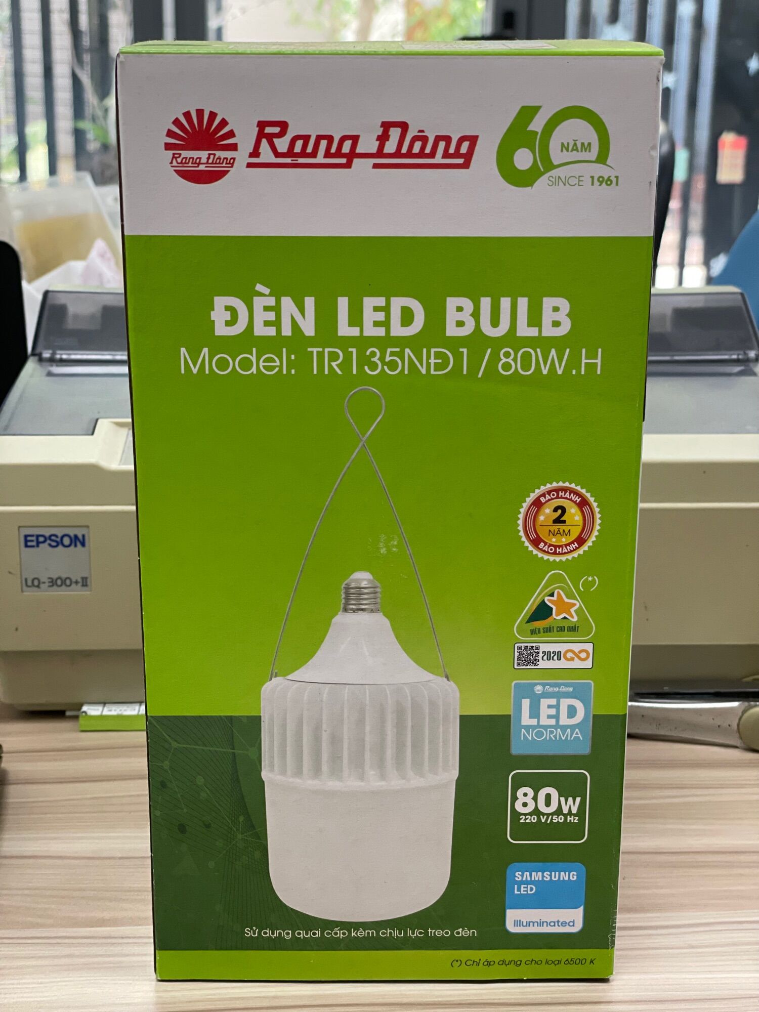 Đèn Led Trụ Rạng Đông 80w 6500k E27
