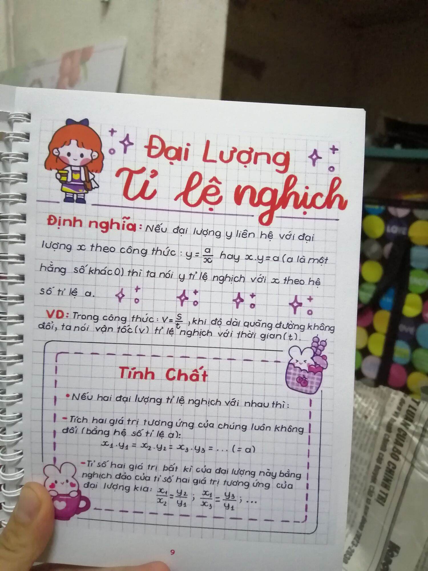 Sổ Takenote Toán 7 khổ A5