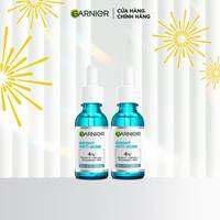 Bộ đôi dưỡng chất giảm mụn mờ thâm dành cho da dầu mụn Garnier Bright Complete Anti-Acnes Booster Serum 30ml*2