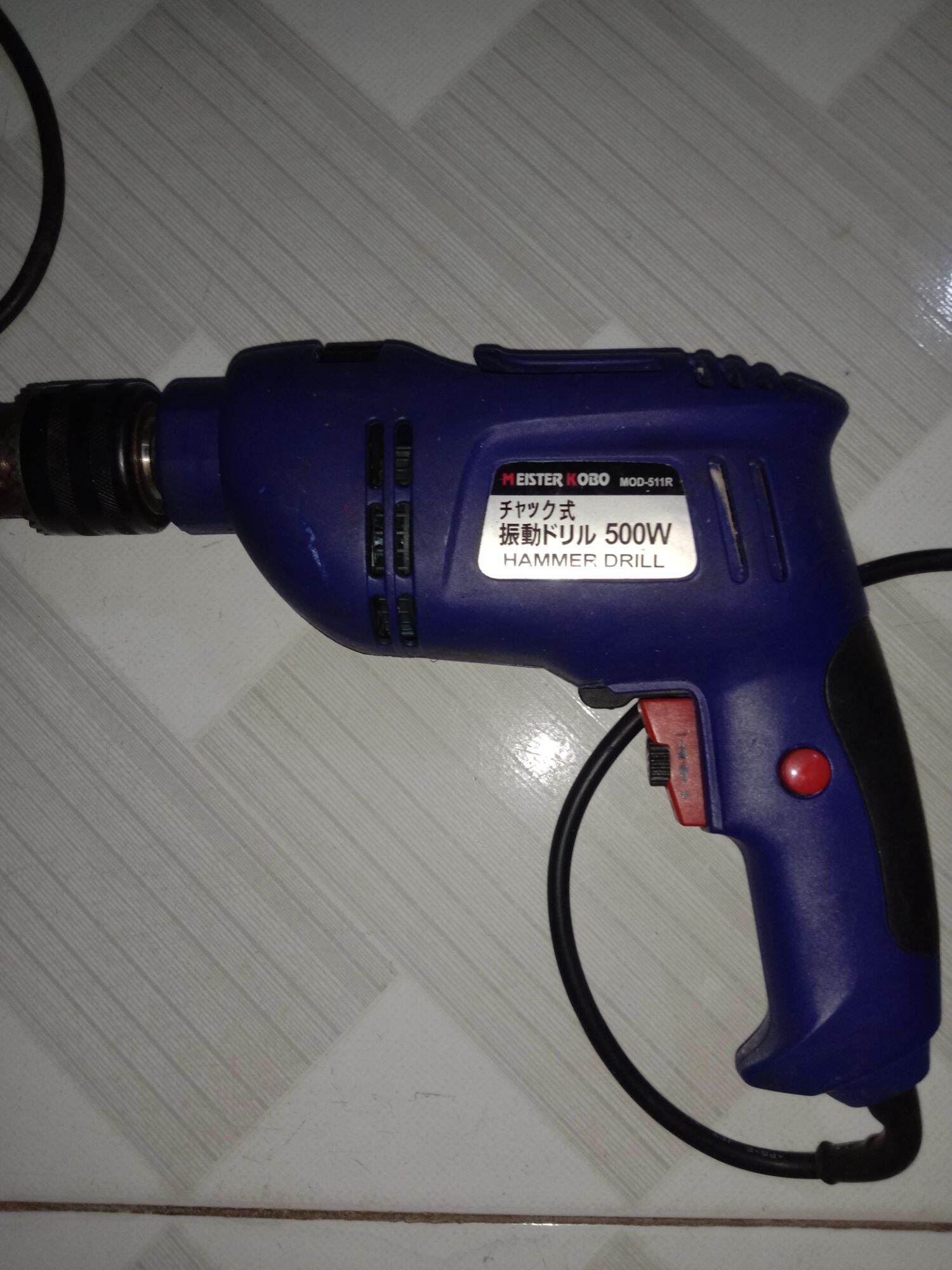 Khoan điện nhật bãi đầu 13mm điện 100v.