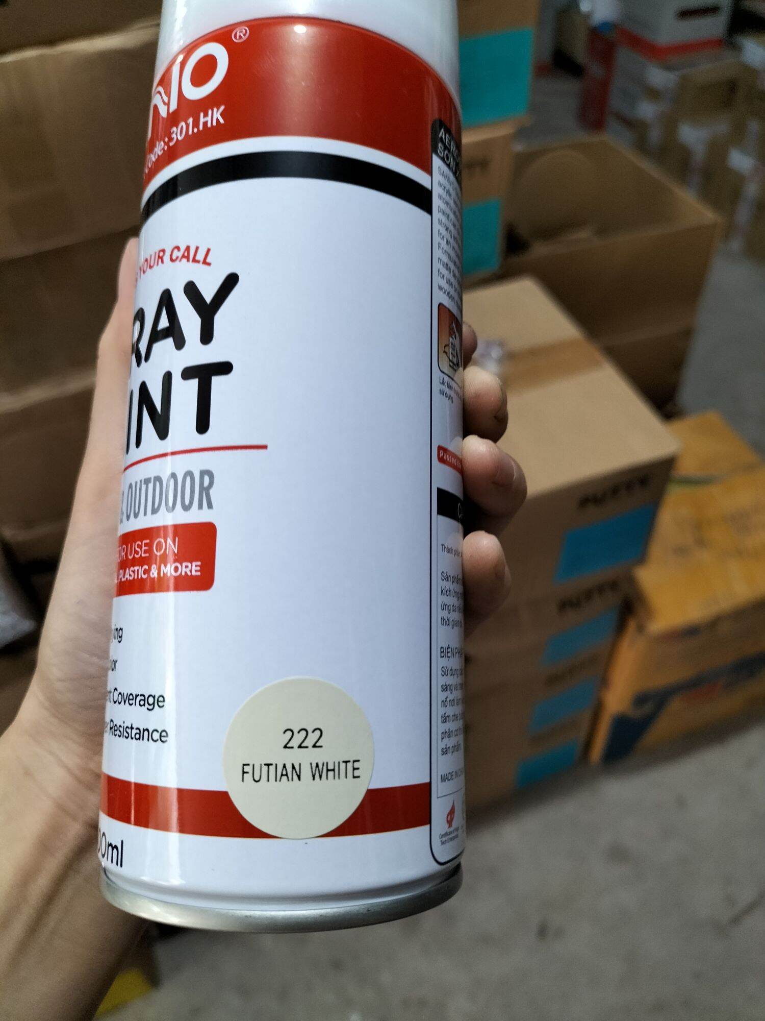 sơn xịt sano cao cấp 222 4800ml (12 lon)
