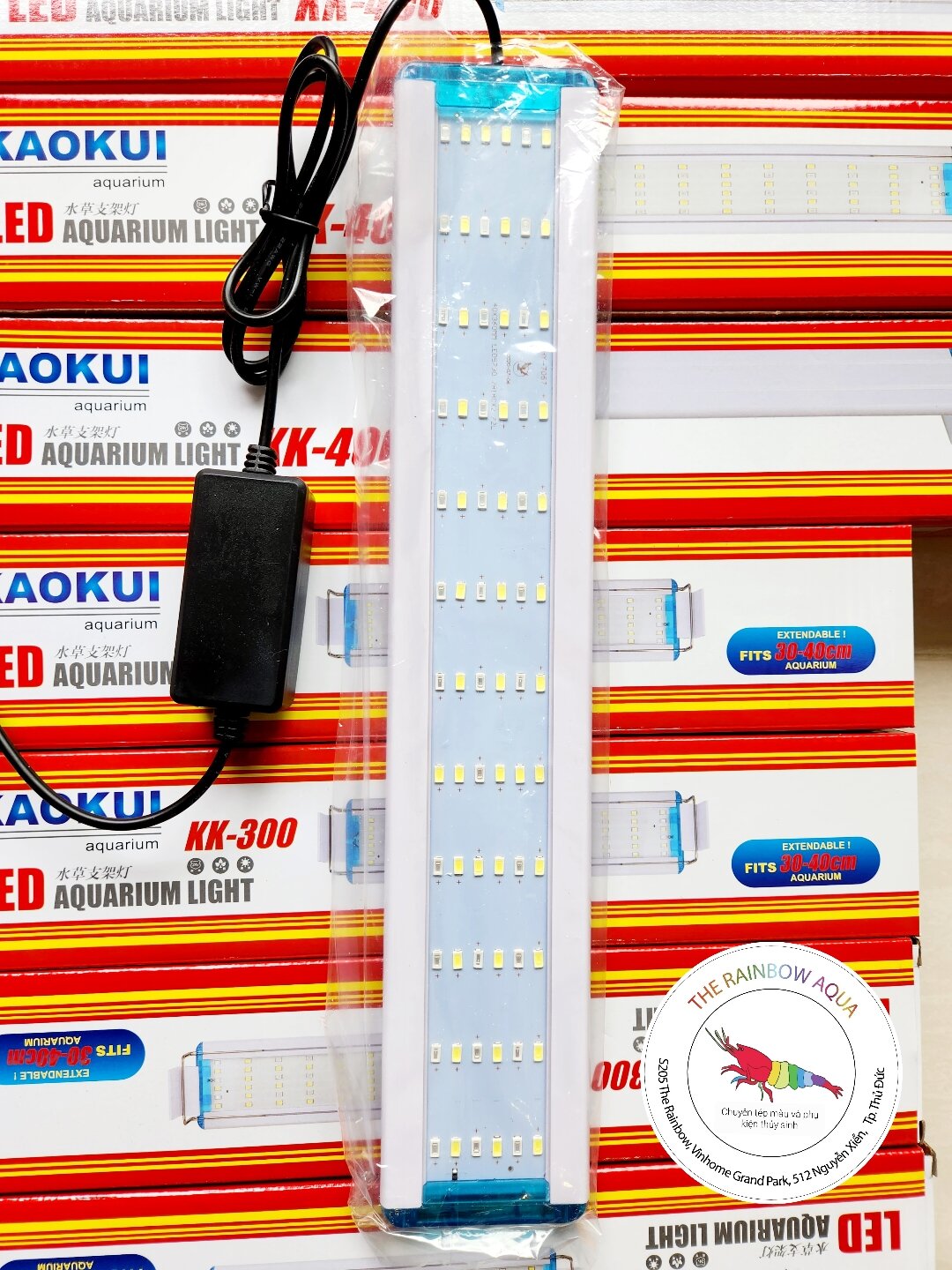 Đèn Led máng 6 dãy siêu sáng, 3 chế độ màu, ánh sáng 10.000K cho hồ thủy sinh.