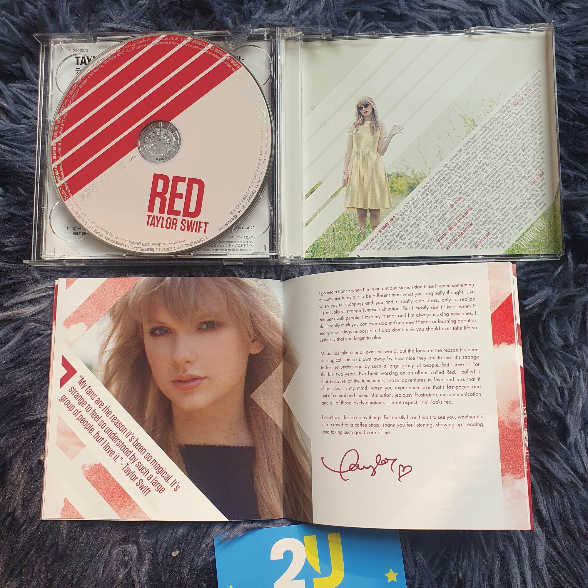 CD album Red (DLX) - Taylor Swift [USED] 2U Store CDs