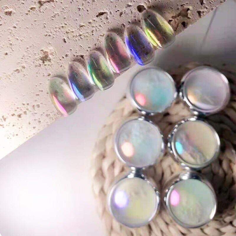 Tráng gương ngọc trai làm nail, set 6 hũ tráng gương ánh ngọc trai làm móng chuyên nghiệp - CHEAP NAIL