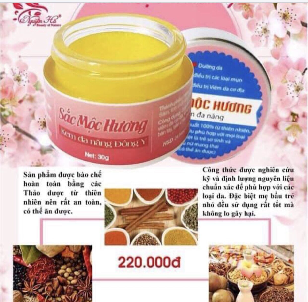 KEM ĐA NĂNG SẮC MỘC HƯƠNG