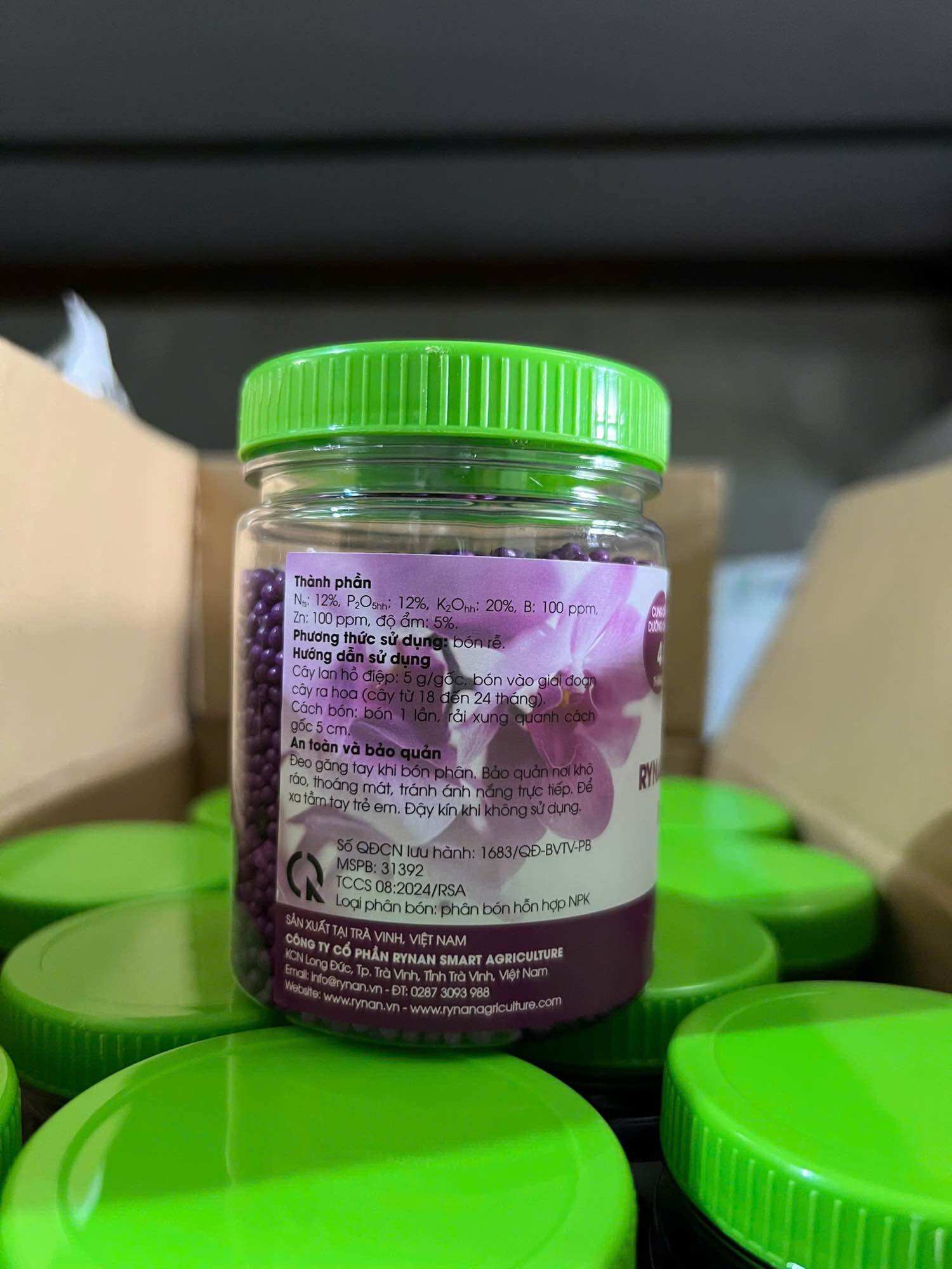 Phân bón thông minh RYNAN 12-12-20+TE (150g)