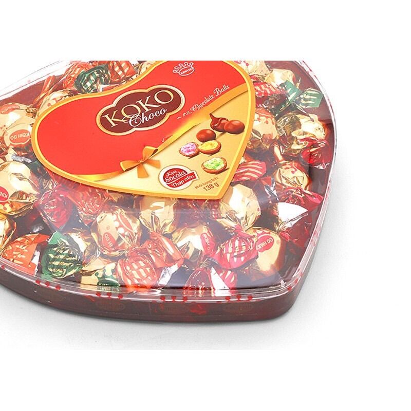 KẸO SOCOLA KINH ĐÔ THẬP CẨM HÌNH TIM 138G