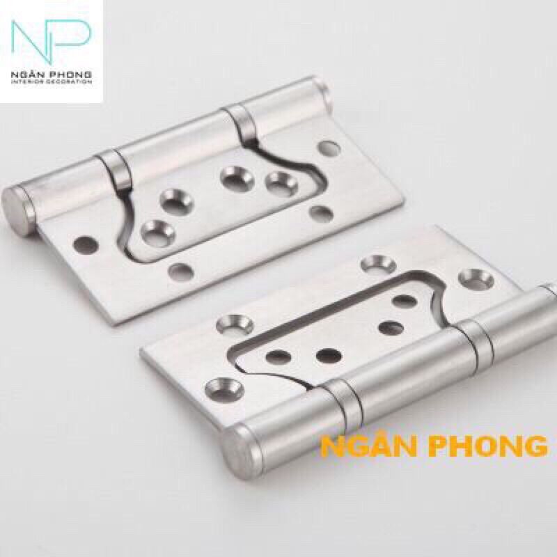 Cặp bản lề cánh bướm inox 201 - 2.6mm và 3mm