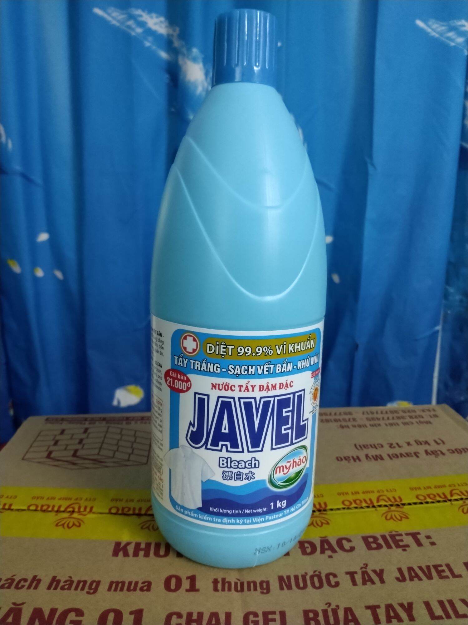 Nước tẩy đậm đặc javel mỹ hảo chai 1 kg