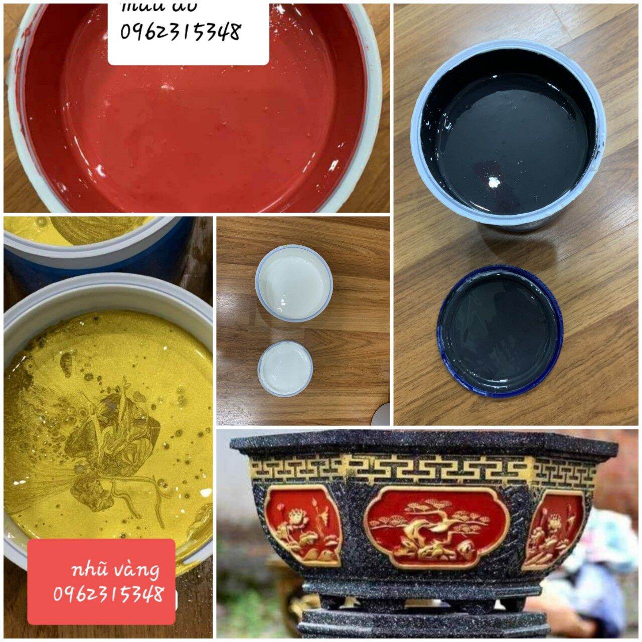 sơn màu ngoại thất màu đen thùng 5 lit  My Hour