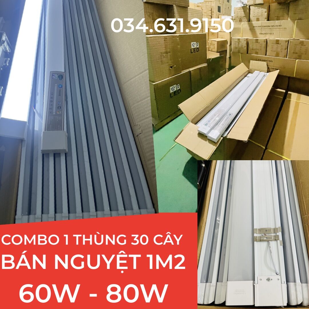 Combo 30 cây dài 1m2 công suất 60w - 80w đẹp chất lượng